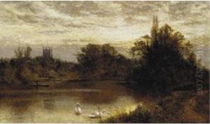 River With Swans