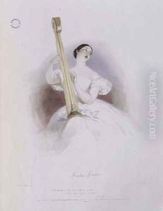 Giulia Grisi (1811-69) as Desdemona in 'Otello', from 'Recollections of the Italian Opera', 1836 by Alfred-Edward Chalon