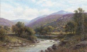 Pont Y Gyfing, Capel Curig, North Wales by Alfred Glendening