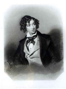 Portrait of Benjamin Disraeli Esquire (1804-81) c.1840 by Alfred-Edward Chalon