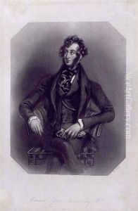 Edward Lytton Bulwer (1803-73) by Alfred-Edward Chalon