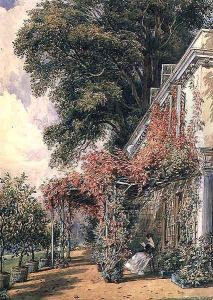 Garden Front of Mr. Robert Vernon's House at Twickenham by John James Chalon