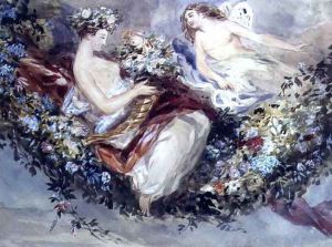 Flora and Zephyr by John James Chalon