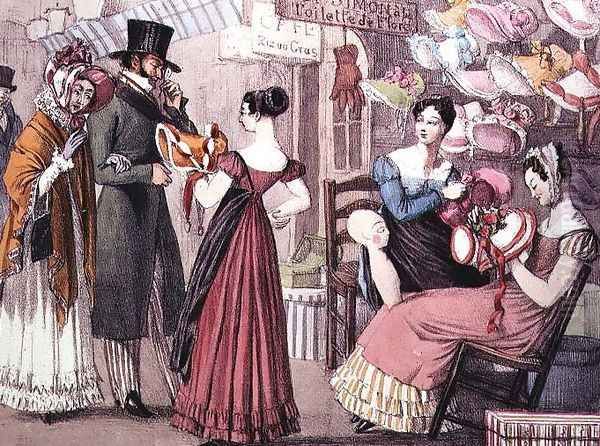 At the Milliners (La Marchande de Modes), 1822 - view 1