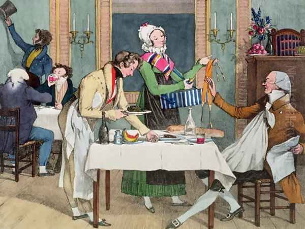 Le Restaurant, pub. by Rodwell and Martin, 1820 - view 1