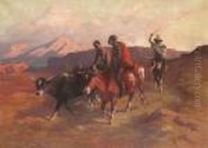 Riding Home The Steers by Allerley Glossop