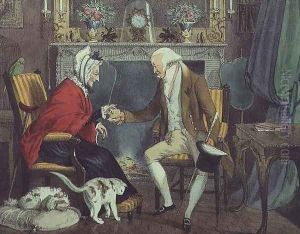 The Pinch of Snuff, 1821 by John James Chalon