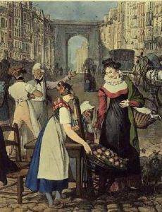 The Little Fruitseller, 1822 by John James Chalon