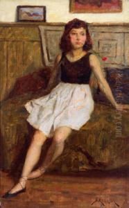 Ragazza Con Scarpe Da Punta by Simon Glucklich