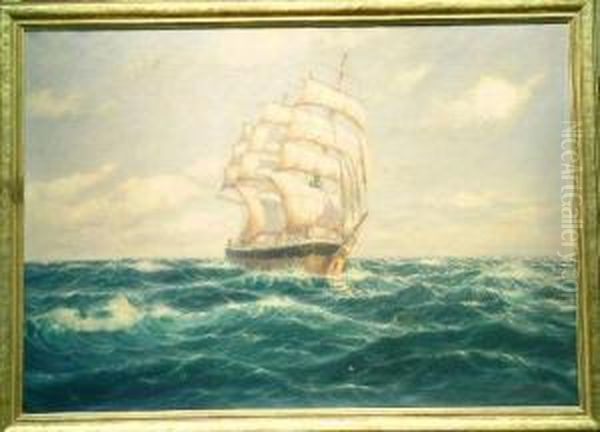 Ship In High Seas - view 1
