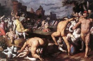 Massacre of the Innocents 1590 by Cornelis Cornelisz Van Haarlem