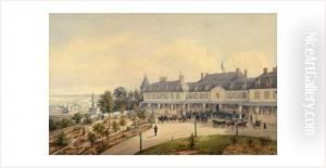 Visite De Napoleon Iii A Vichy by Gaspard Gobaut