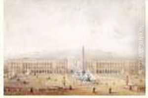 La Place De La Concorde by Gaspard Gobaut