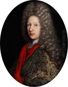 Portrait Eines Adeligen Herren by Pierre Gobert