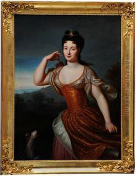 Portrait De Diane D""""estrees En Chasseresse, Marquise De Louvois - view 1