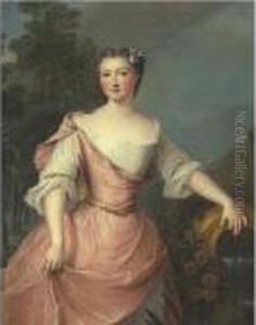 Portrait Of A Lady by Pierre Gobert
