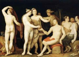 The Judgment of Paris 1628 by Cornelis Cornelisz Van Haarlem