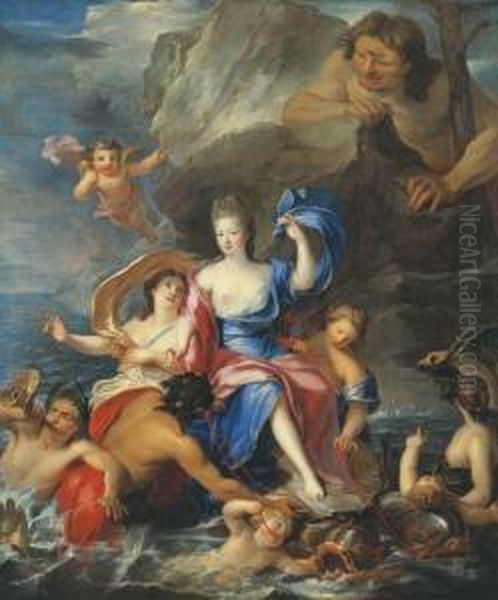 Portrait Of Mademoiselle De Blois (1677-1749), As Galateatriumphant - view 1