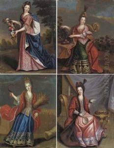 Female Personifications Of The Four Seasons Female Personifications Of The Four Seasons