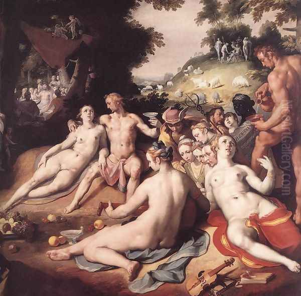 The Wedding of Peleus and Thetis (detail 4) 1593 - view 1