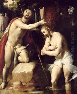 The Baptism of Christ 2 by Cornelis Cornelisz Van Haarlem