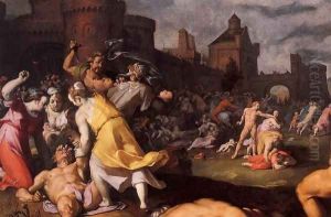 Massacre of the Innocents (detail) by Cornelis Cornelisz Van Haarlem