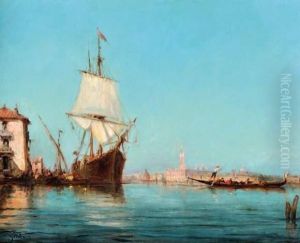 Le Grand Canal A Venise by Alfred Godchaux
