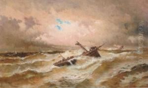 Navire Dans La Tempete