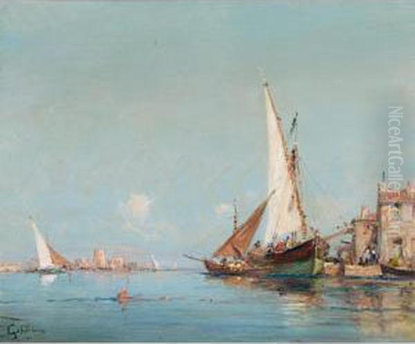 Two Views Of The Venetian Lagoon - view 1
