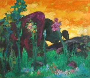 Floral Landscape by Emile Godchaux
