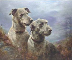Deer hounds by Lilian Cheviot