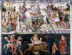 May or The Sign of Taurus, from the Room of Months, 15th century by Francesco Del Cossa