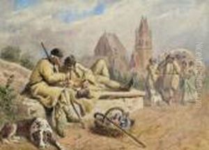 Am Wegesrand Vor Perchtoldsdorf by Carl Goebel