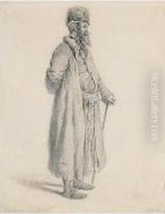 Portrait Of A Jew In Traditional Dress