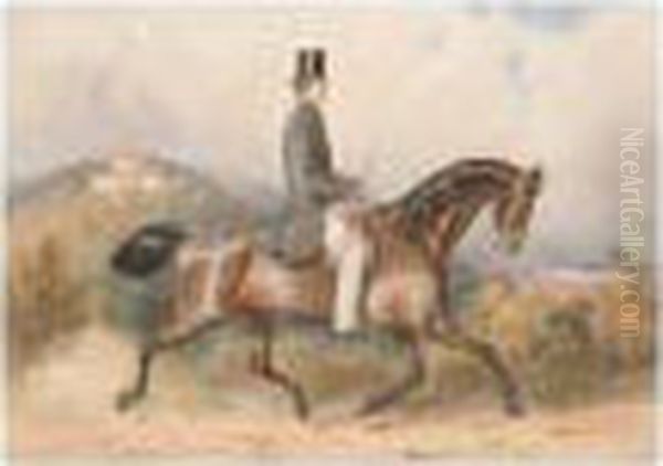 A Gentleman On Horseback - view 1