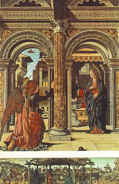 Annunciation and Nativity (Altarpiece of Observation) 1470 - view 1