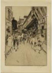 On The Ponte Vecchio Florence by Robert Charles, Goff Col.