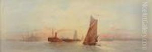 Vue Presumee De La Tamise by Frederick E.J. Goff