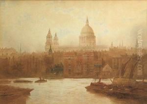 Old Paul's Wharf From Bankside