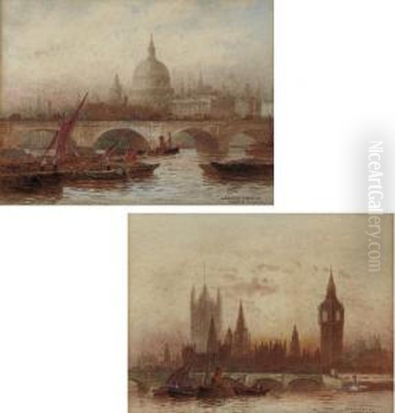 London Bridge; And Westminster - view 1