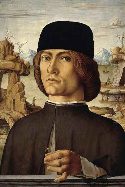 Portrait of a Man Holding a Ring - view 1