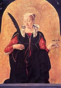 St Lucy (Griffoni Polyptych) 1473