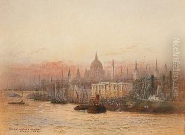 Below London Bridge; Tower Bridge, A Pair - view 1