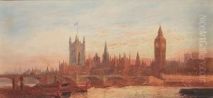 Westminster Bridge, Dusk