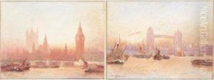 Tower Bridge; Westminster by Frederick E.J. Goff