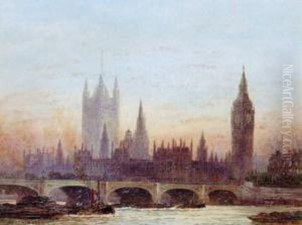 Westminster From The Thames - view 1
