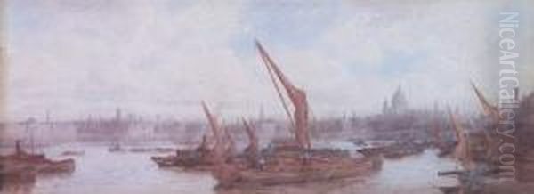 Thames From Waterloo Bridge - view 1