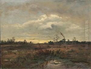 Herbstliche
Moorlandschaft. by Heinrich Gogarten