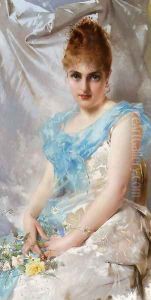 A Spring Beauty by Vittorio Matteo Corcos