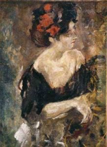Ritratto Di Signora by Emilio Gola
